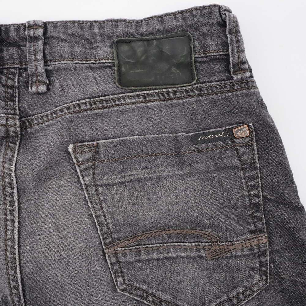 Mavi Zach Low Rise Easy Straight Leg Jeans Gray Mens 32x32 (measures 31")